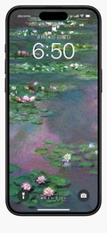 【スマホ壁紙】《睡蓮》｜クロード・モネ